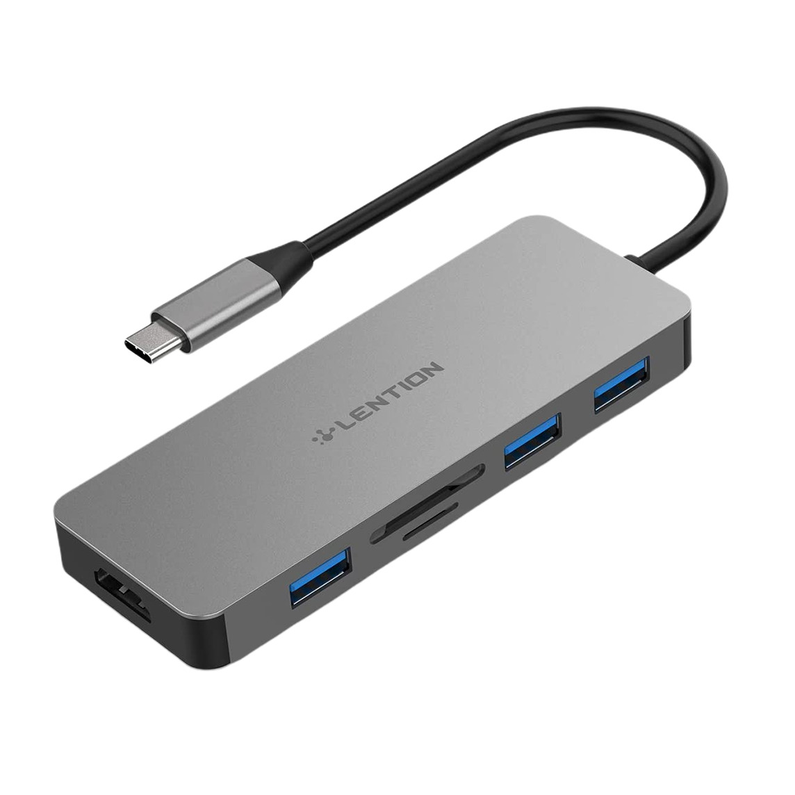 هاب پنج پورت USB-C لنشن مدل C18