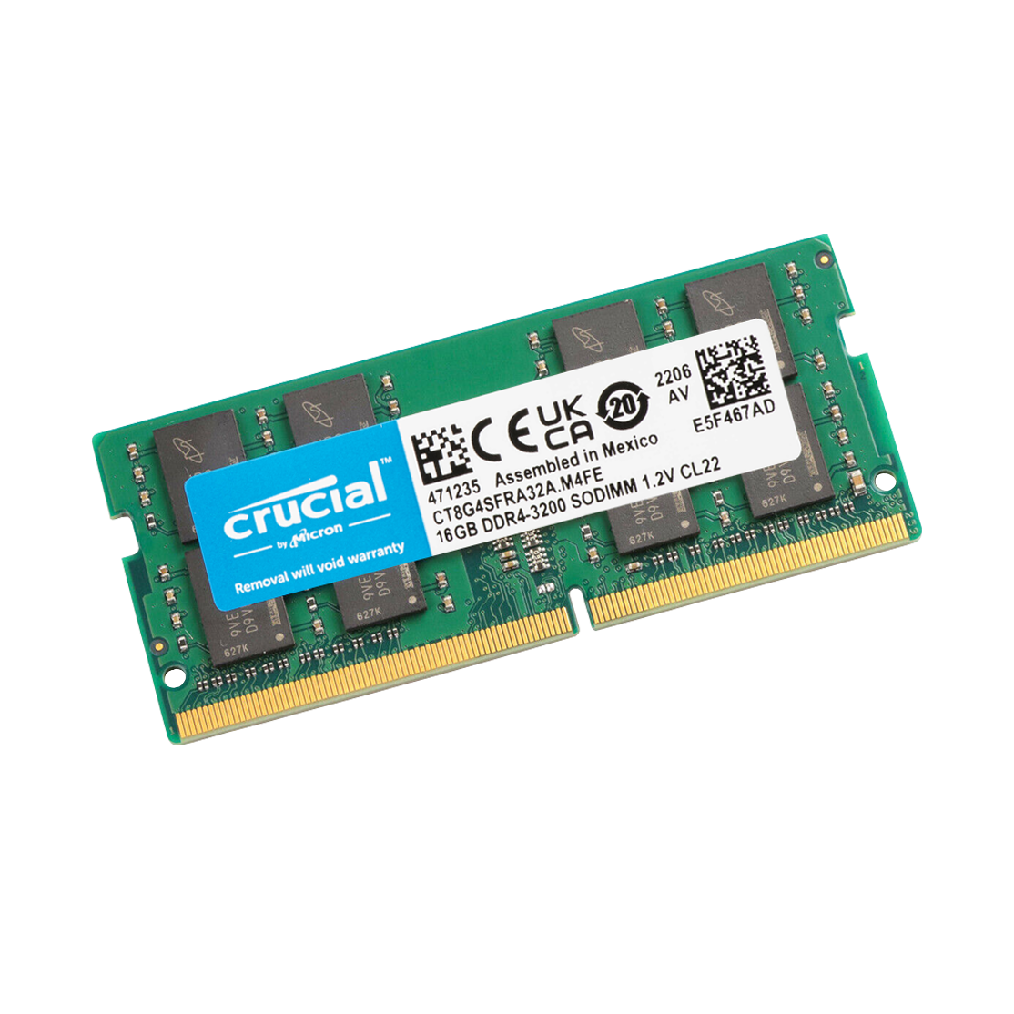 رم کروشیال DDR4 3200 MHz  16GB مدل CL22