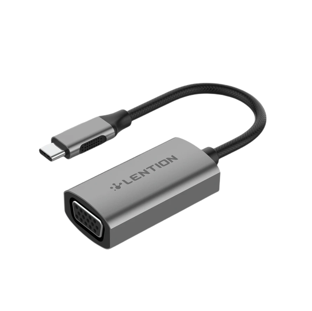 تبدیل USB-C به VGA 1080p لنشن مدل CU606