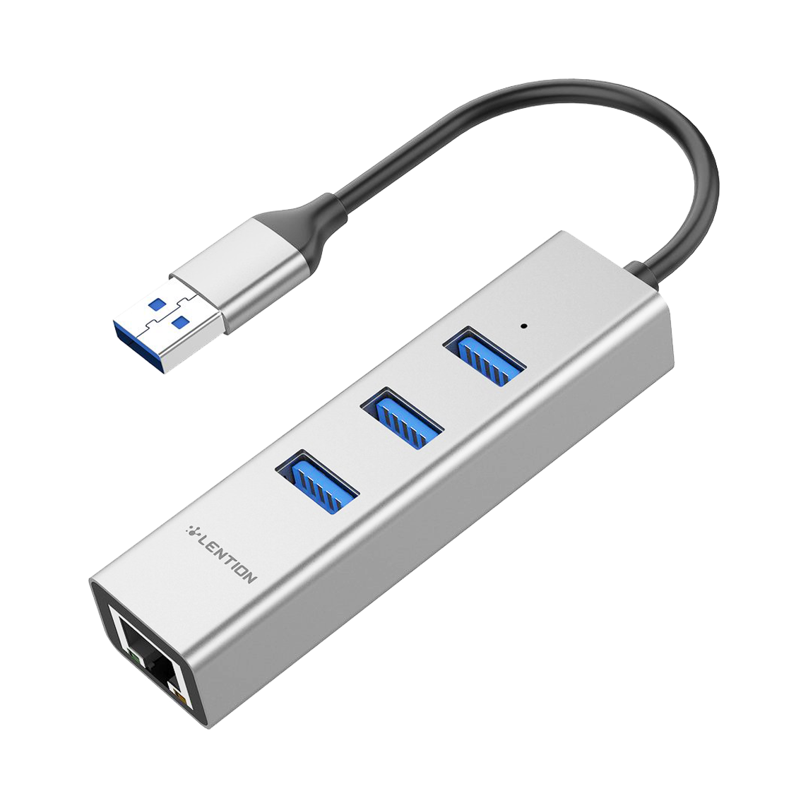 Lention USB-C to USB and Ethernet H23s