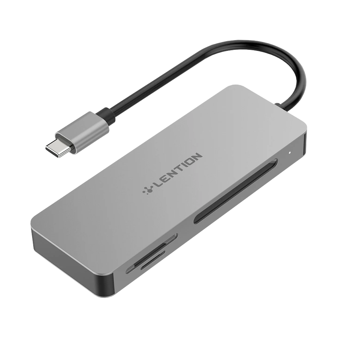 هاب و کارت خوان USB-C لنشن مدل C12