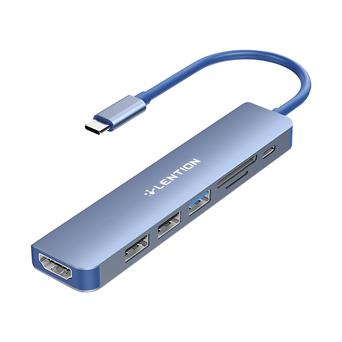 Lention USB-C Hub 7 in1 Stable Driver CE18