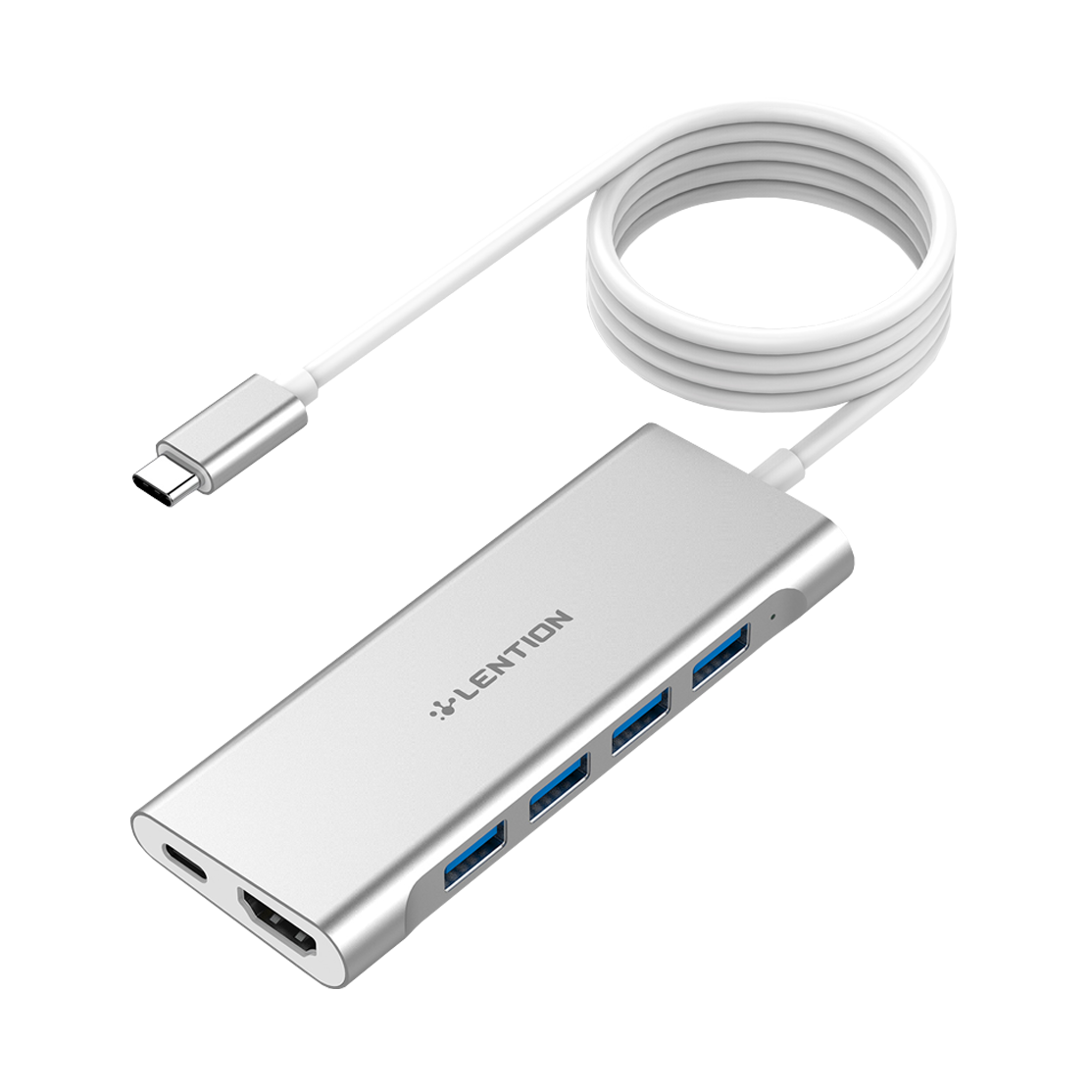 هاب شش پورت USB-C لنشن مدل C35-1m 