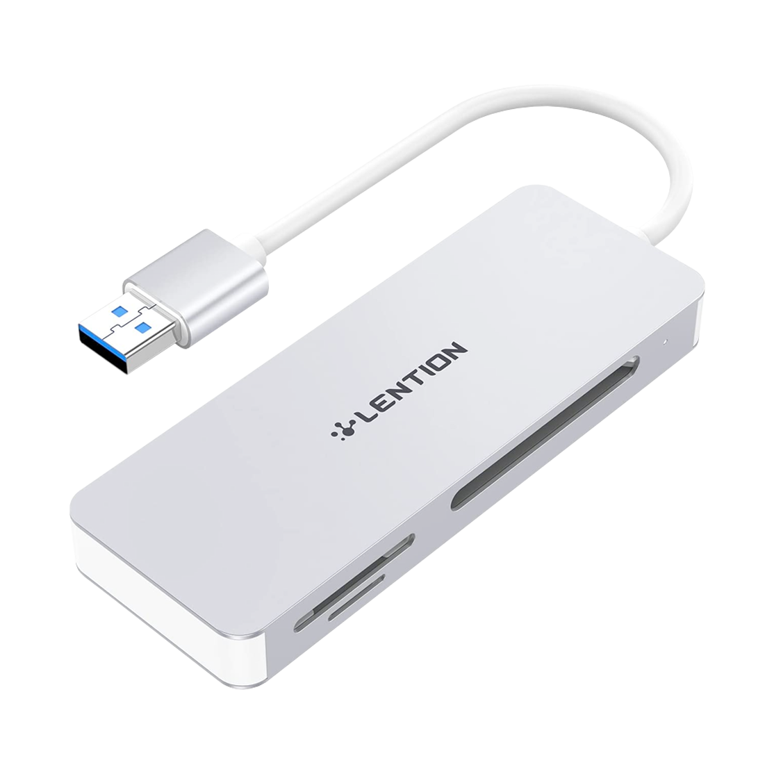 Lention USB Card Reader CF SD Micro-SD H12