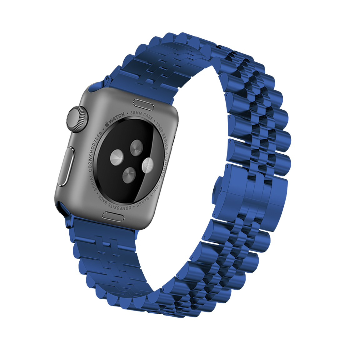 Stainless Steel Strap Apple Watch Band 5 Beads