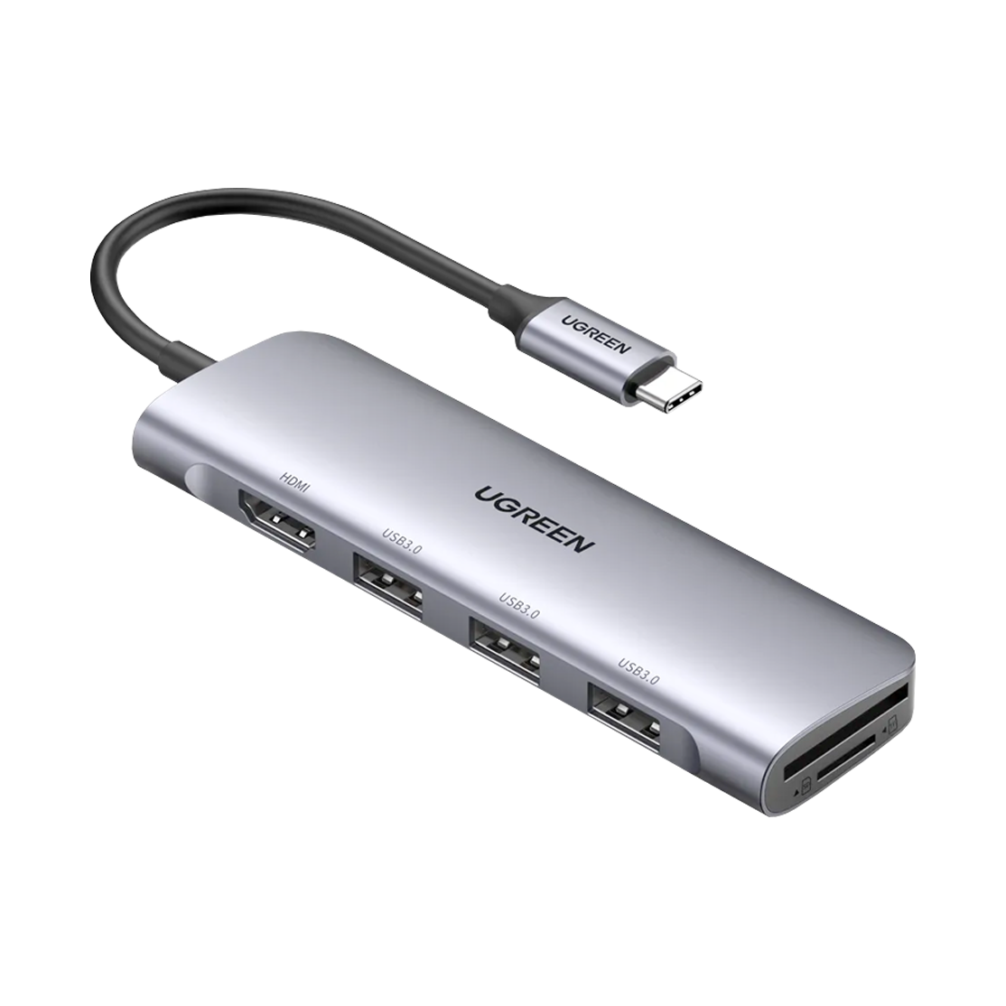 هاب شش پورت USB-C یوگرین مدل CM195