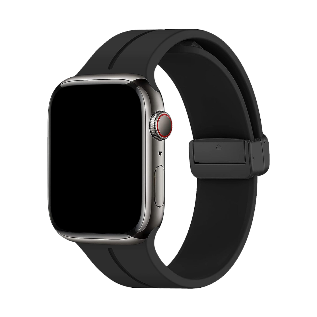 Unipha Apple Watch Silicone Band Magnetic D-Buckle Strap Stylish Creative