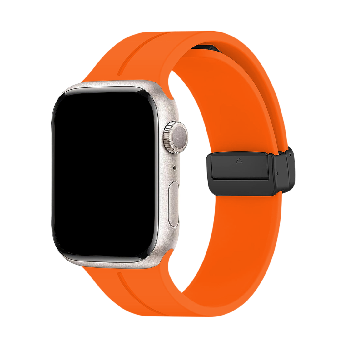 Unipha Apple Watch Silicone Band Magnetic D-Buckle Strap Stylish Creative