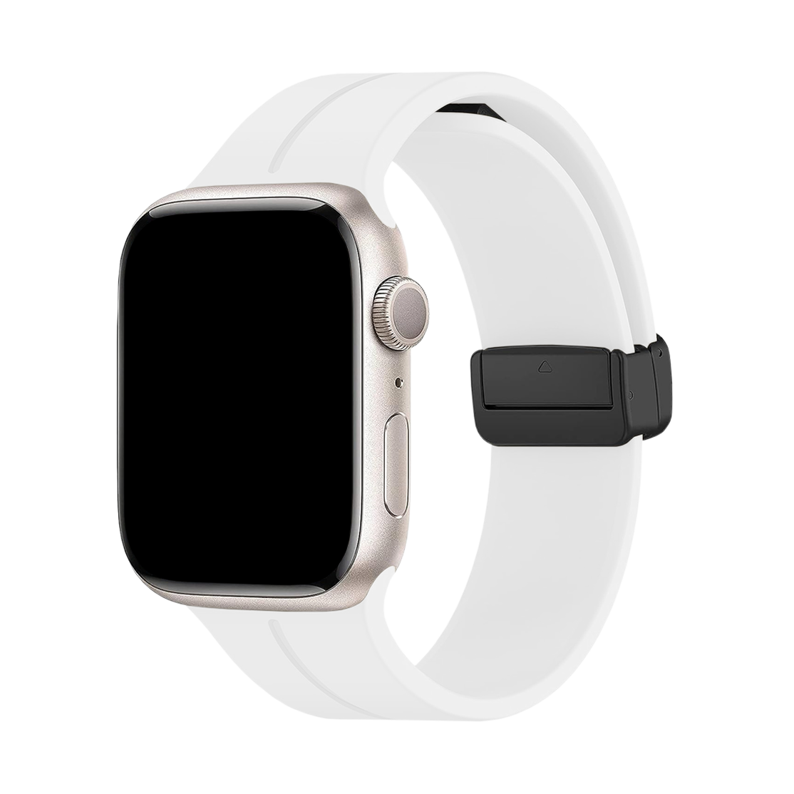 Unipha Apple Watch Silicone Band Magnetic D-Buckle Strap Stylish Creative